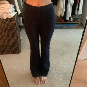 Navy Blue Fitter Flare Dress Pants